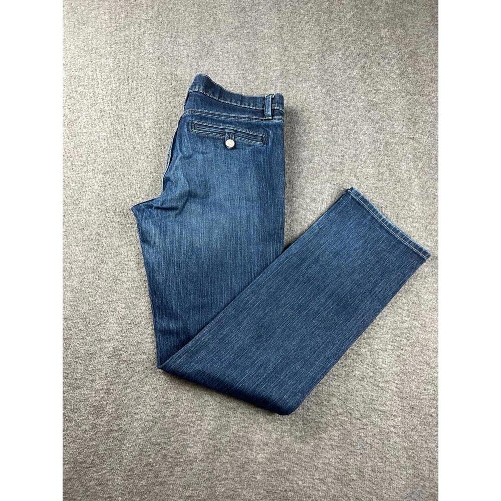 The Flirt Mid-Rise Jeans Size 8 Classic Blue Denim